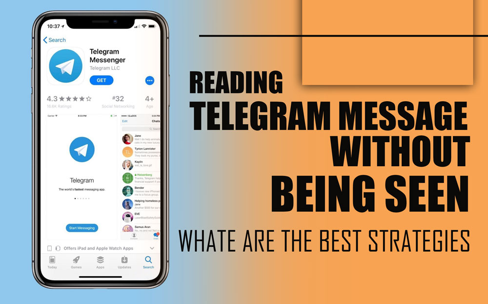 Reading Telegram messages without being seen