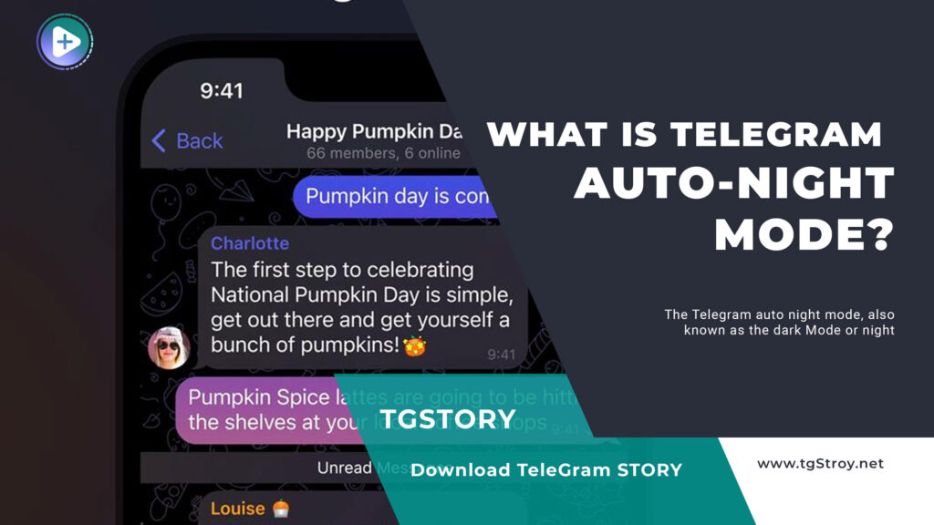 What is auto-night Mode on Telegram?