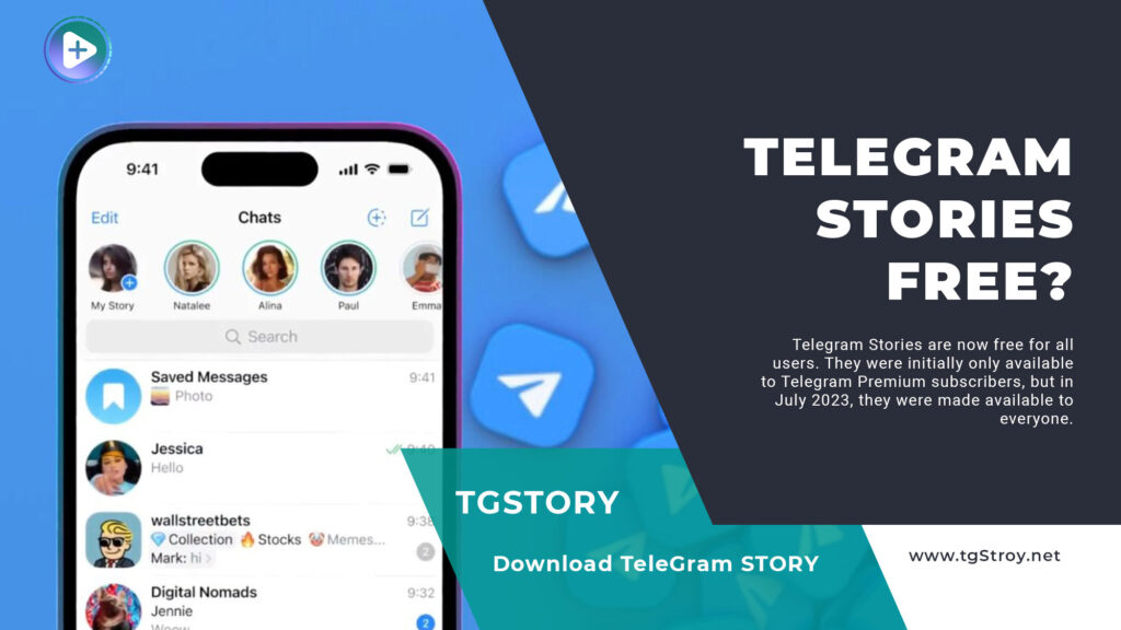 telegram stories free