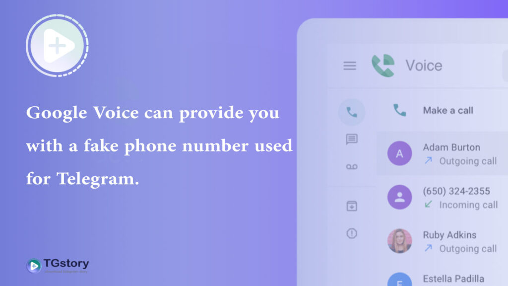 Google Voice for telegram number