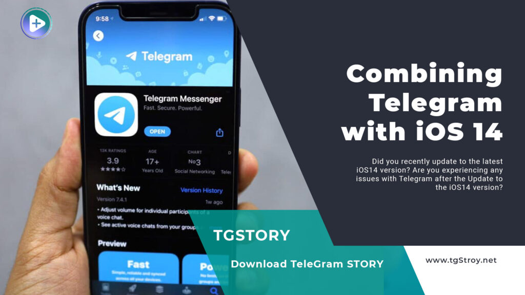 Telegram with iOS 14