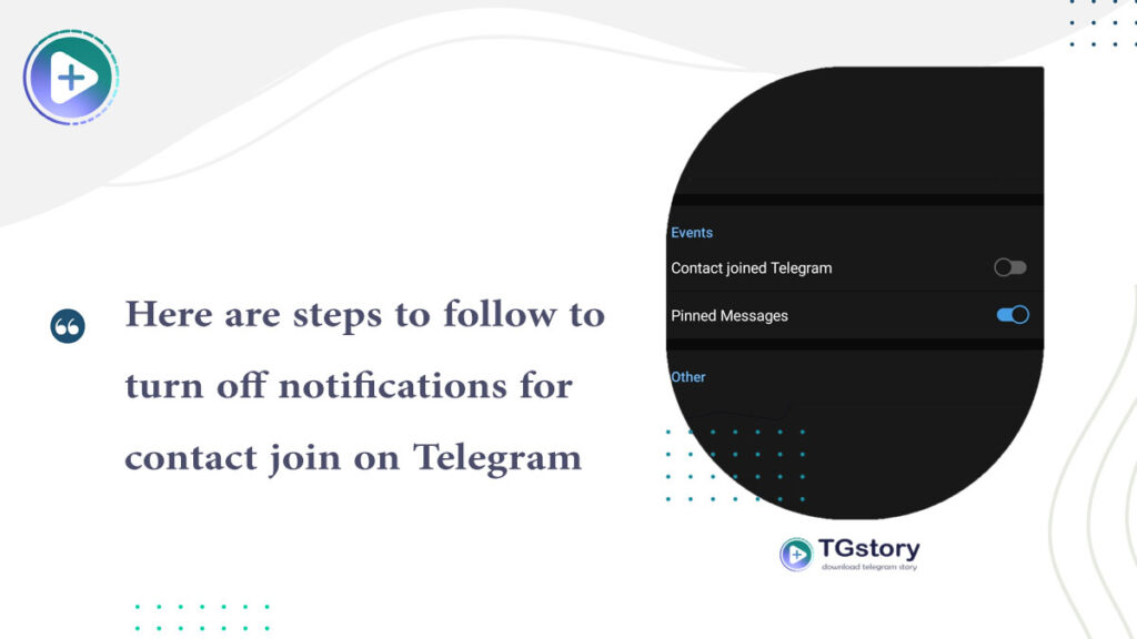 turnoff telegram joined notification